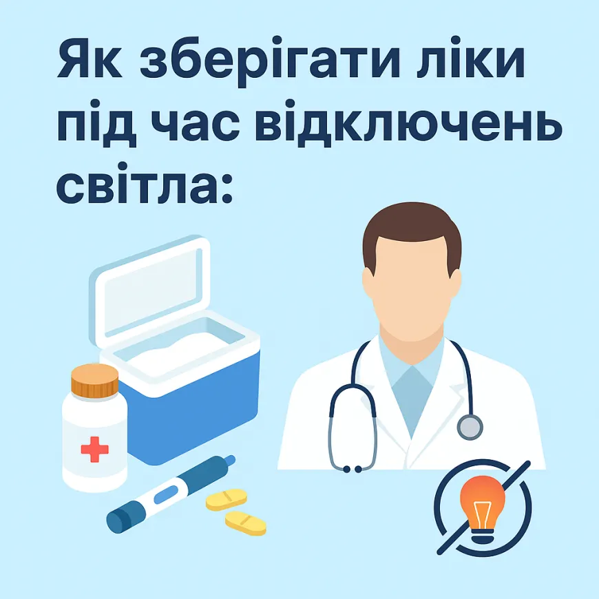 Як зберігати ліки під час відключень світла