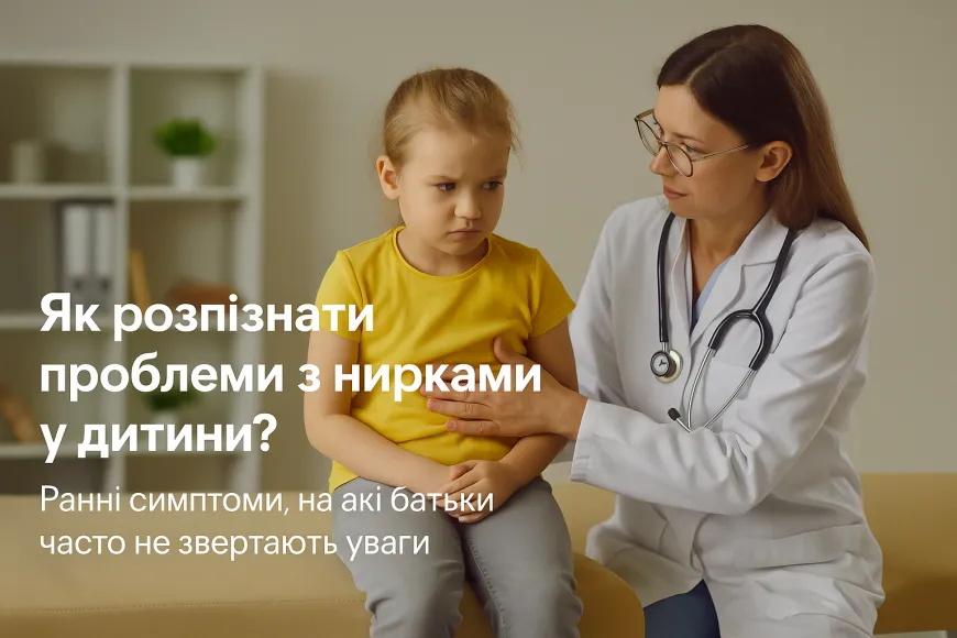 Як розпізнати проблеми з нирками у дитини?
