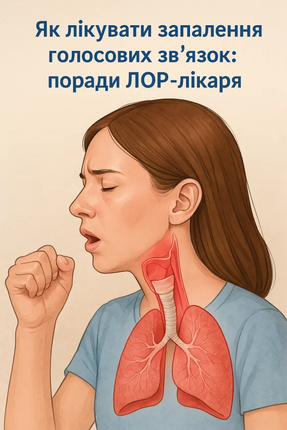 Як лікувати запалення голосових зв’язок: поради ЛОР-лікаря