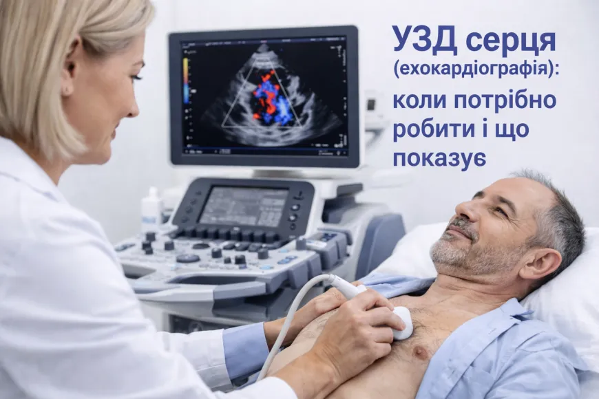 УЗД серця ехокардіографія