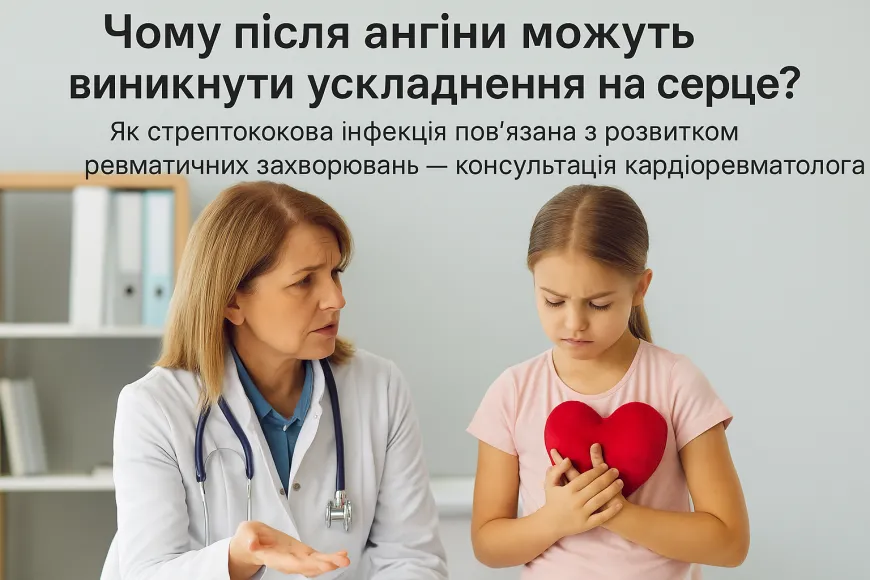 Чому після ангіни можуть виникнути ускладнення на серце
