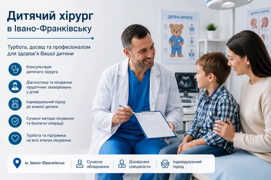 Дитячий хірург в Івано-Франківську