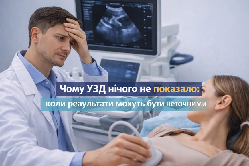 Чому УЗД нічого не показало?