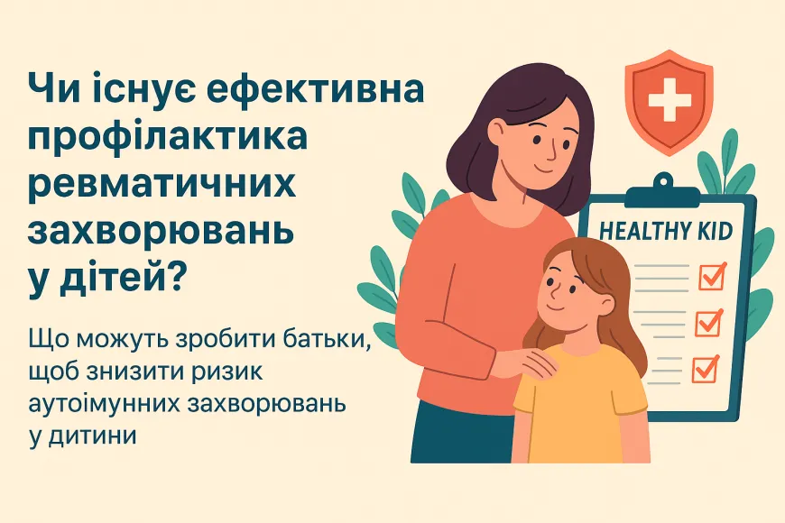 Чи існує ефективна профілактика ревматичних захворювань у дітей?