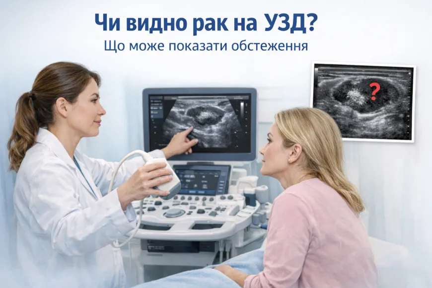 Чи видно рак на УЗД