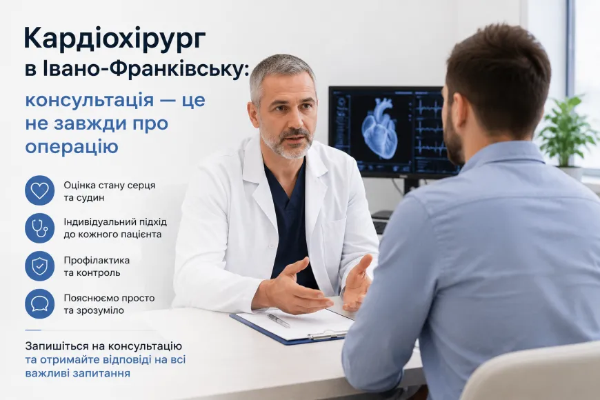 Кардіохірург в Івано-Франківську