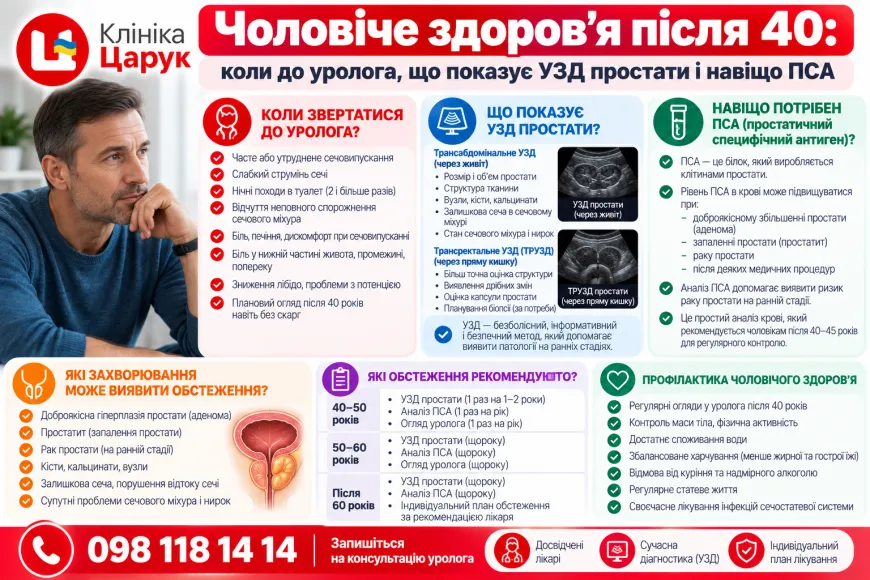 Чоловіче здоров'я після 40