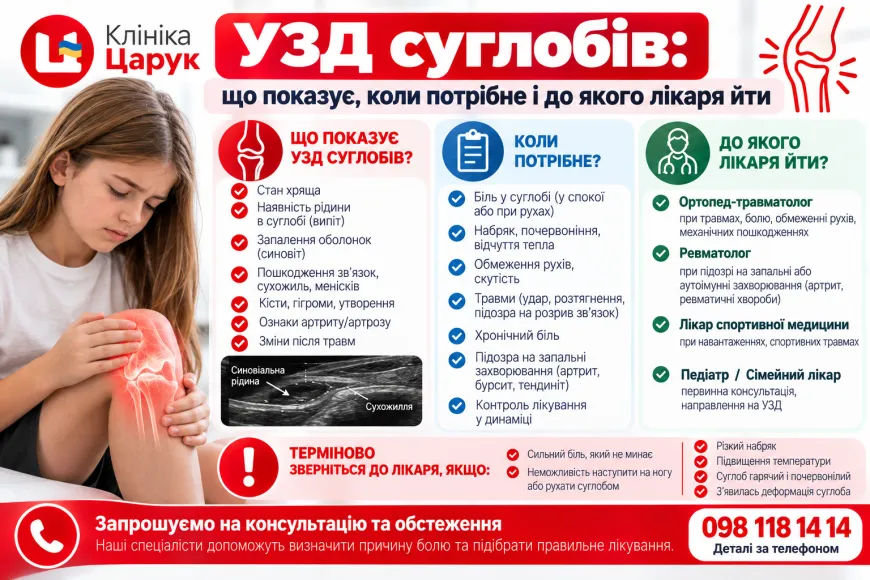 УЗД суглобів