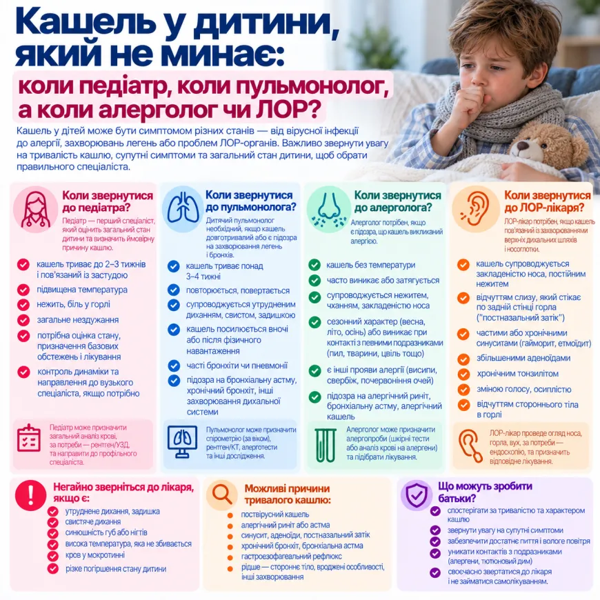 Кашель у дитини