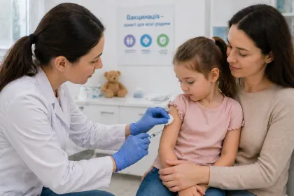 Вакцинація дітей в Івано-Франківську