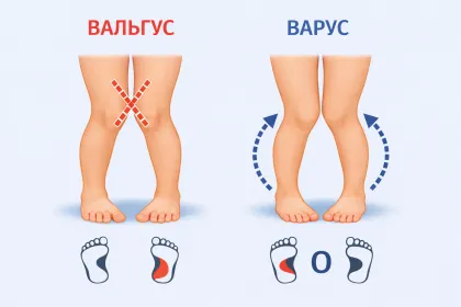 Варусна деформація стопи у дітей