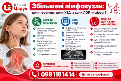 Збільшені лімфовузли